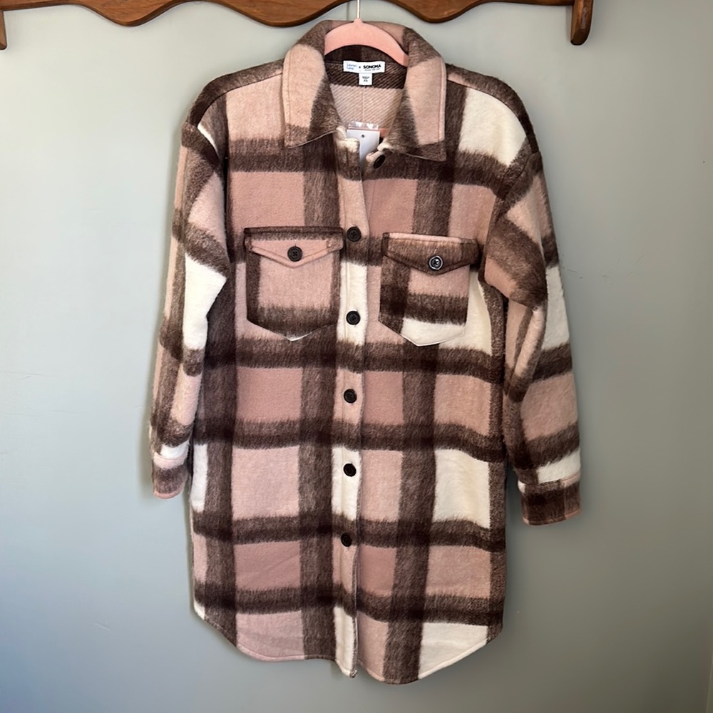 Sonoma Goods For Life x Lauren Lane Shacket XS